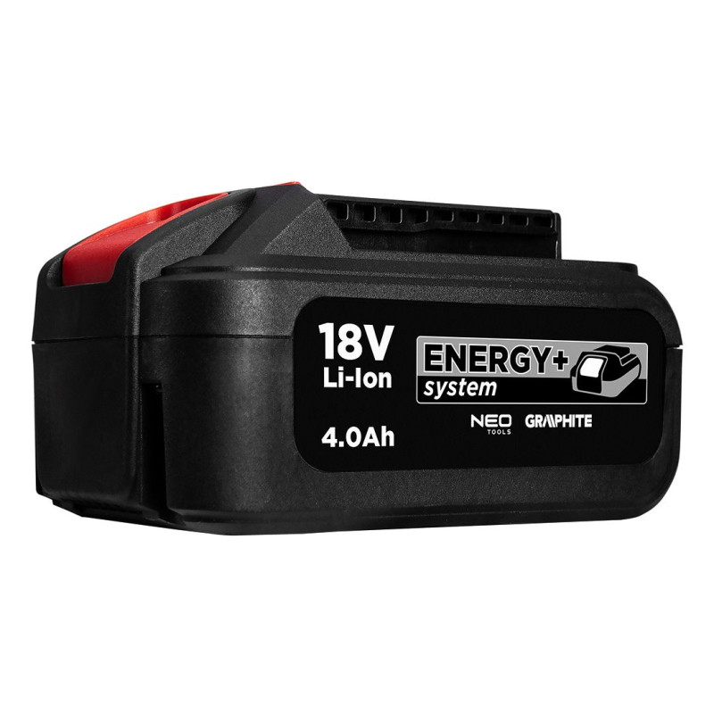 Graphite Акумулятор Energy+, 18В, 4Аг, 0.64кг (58G004)