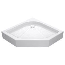 EGER IRIS піддон 5-ти кутний 90*90*16см, з сифоном, (599-142/2)
