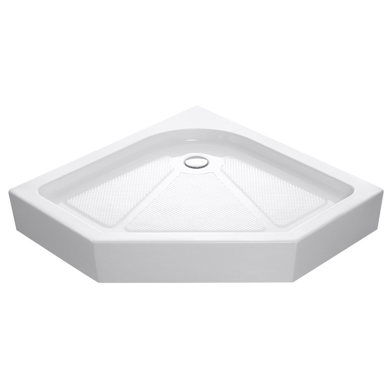 EGER IRIS піддон 5-ти кутний 90*90*16см, з сифоном, (599-142/2)