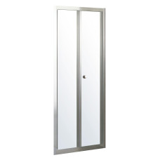 EGER Двері bifold 80*195, профіль хром, скло прозоре 5мм, (599-163-80(h))