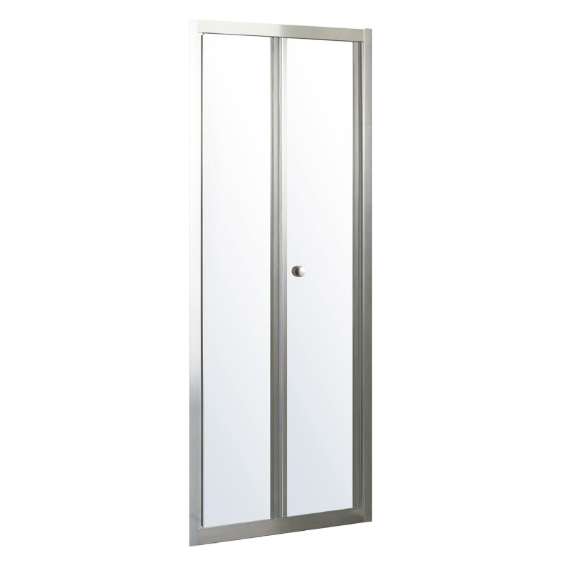 EGER Двері bifold 80*195, профіль хром, скло прозоре 5мм, (599-163-80(h))
