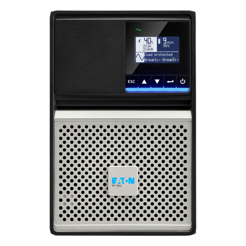 Eaton Джерело безперебійного живлення 5P G2, 1550VA/1350W, LCD, USB, RS232, 8xC13 (5P1550IG2)