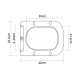 6001 Сидіння duroplast slow-closing (420*345мм)