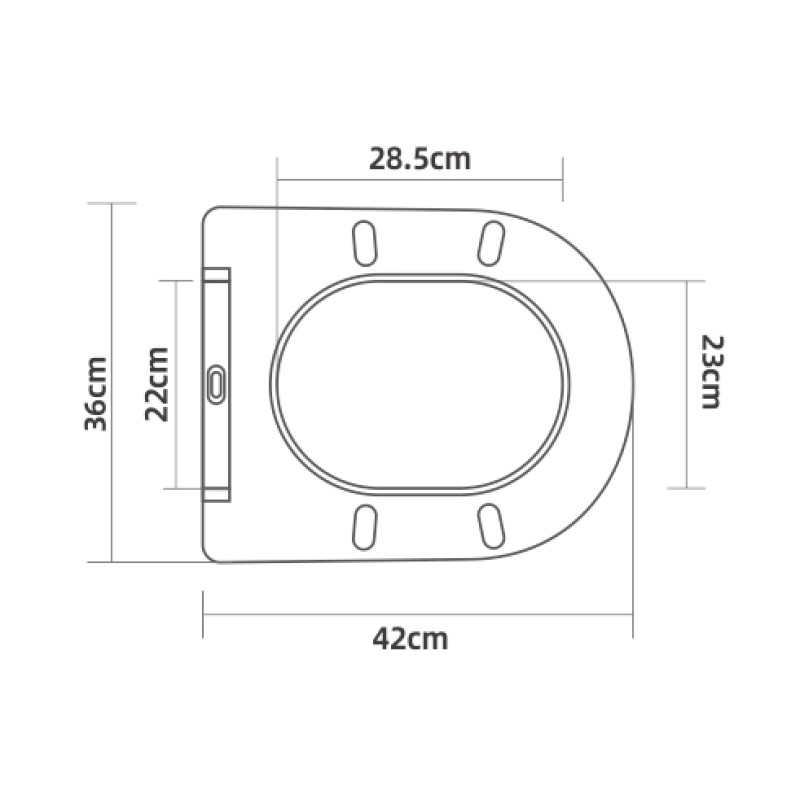 6002 Сидіння duroplast slow-closing (420*360мм)