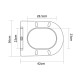 6002 Сидіння duroplast slow-closing (420*360мм)