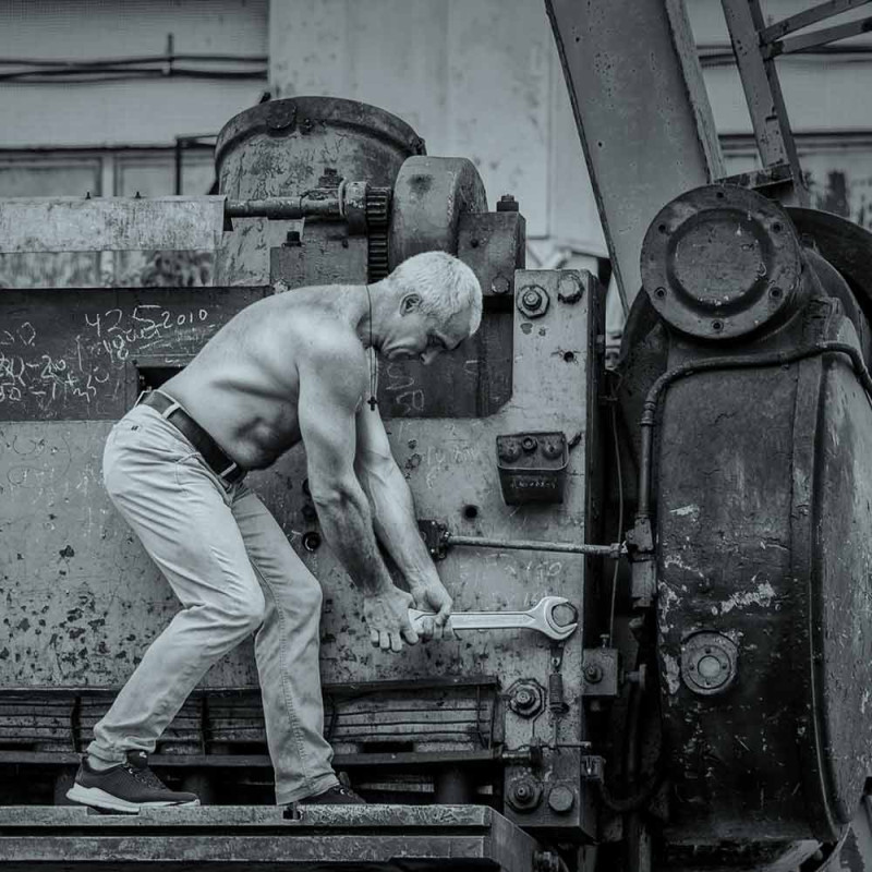 SIGMA Ключ ріжковий 50×55мм жовтий цинк (6025551)
