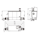 Каналізаційна установка DrainLift MINI3-XS-EF 6095127