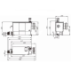 Каналізаційна установка DrainLift MINI3-XS/WC-EF 6095128