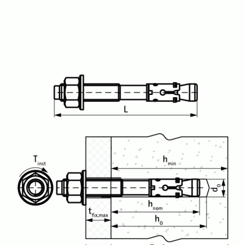 Walraven Клиновый анкер WTB7 115 мм 609837101