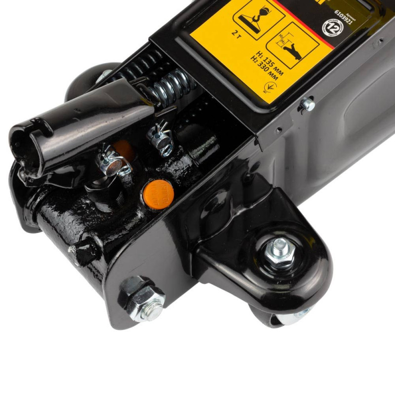 SIGMA Домкрат гідравлічний підкатний 2т Н 135-330мм (кейс) (6103921)