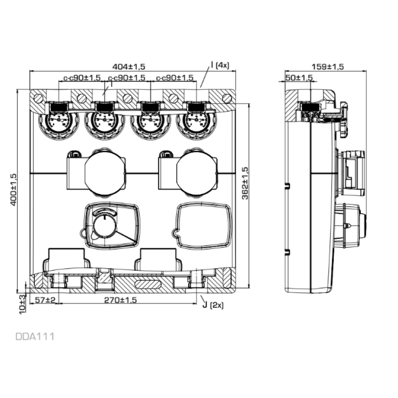 ESBE Двойная насосная группа DDA111 (61310100)