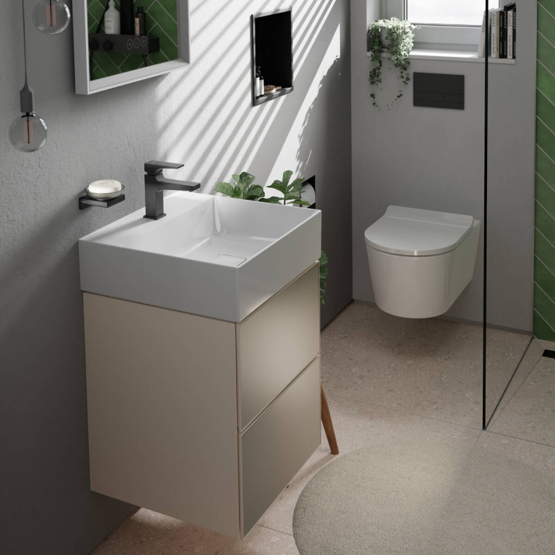 ELU PURA S унітаз підвісний 54*36,6см AquaHelix Flush, HygieneEffect, в комплекте з сиденням Slim з функцією SoftClose and QuickRelease