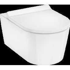 ELU PURA S унітаз підвісний 54*36,6см AquaHelix Flush, HygieneEffect, в комплекте з сиденням Slim з функцією SoftClose and QuickRelease