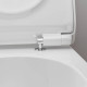 ELU PURA S унітаз підвісний 54*36,6см AquaHelix Flush, HygieneEffect, в комплекте з сиденням Slim з функцією SoftClose and QuickRelease