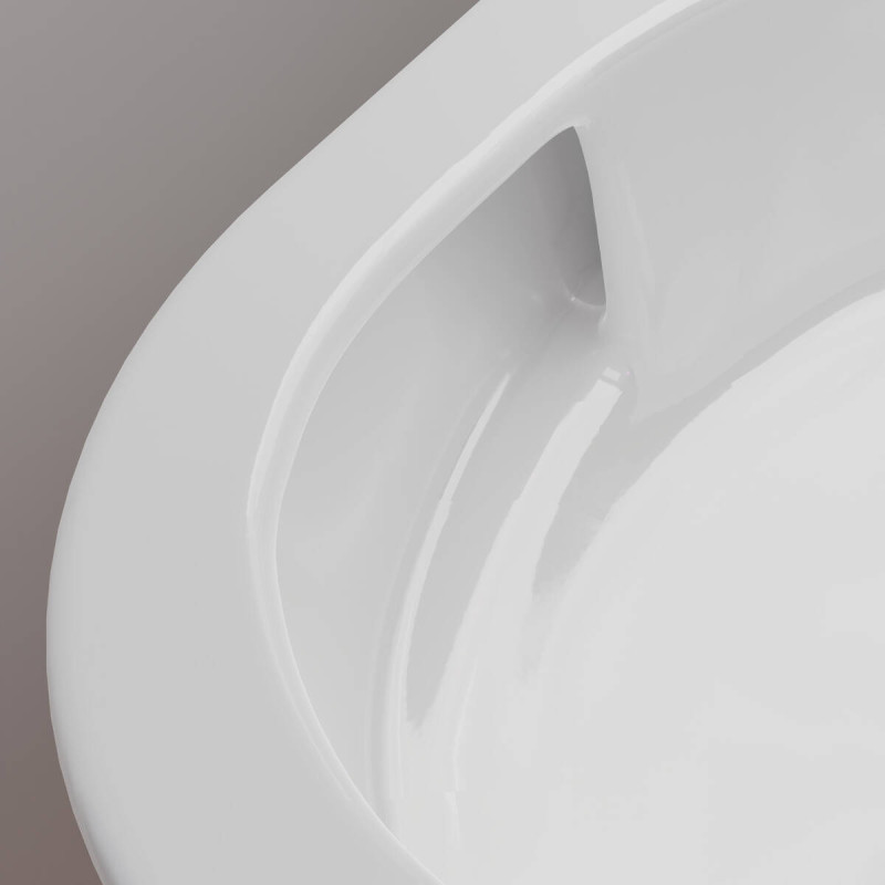 ELU PURA S унітаз підвісний 54*36,6см AquaHelix Flush, HygieneEffect, в комплекте з сиденням Slim з функцією SoftClose and QuickRelease