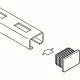Walraven Заглушка для профиля BIS WM1 30x15 мм 6566001