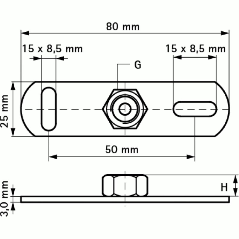 Walraven Підп'ятник BIS M8/10 6703009