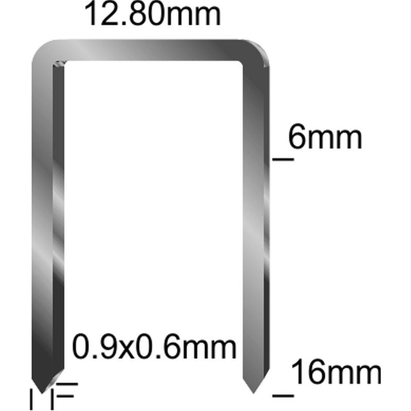 SIGMA Степлер пневматичний (скоба 12.8 (6-16) 0.9×0.6) (6713011)