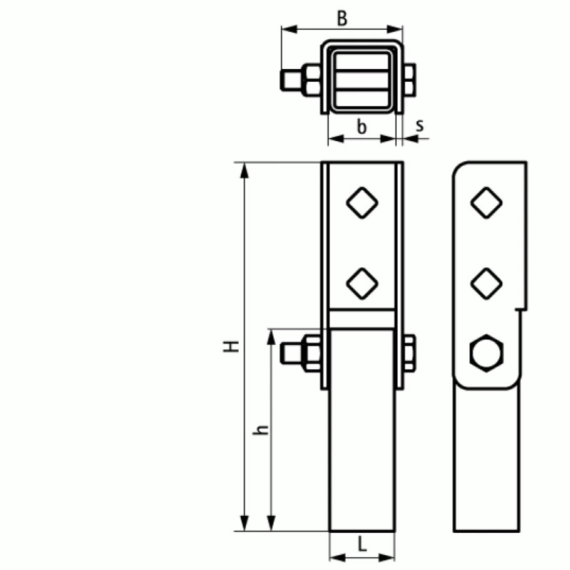 Walraven Поворотный коннектор BIS Yeti® 335, 228x42 мм 67685414
