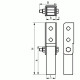 Walraven Поворотный коннектор BIS Yeti® 335, 228x42 мм 67685414