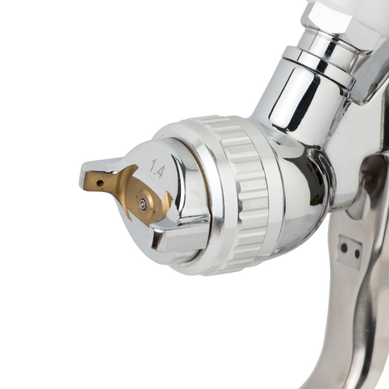 REFINE Краскораспылитель HP Ø1.4мм 170-285л/мин 3-3.5бар в/б 500мл (пласт) (6811411)