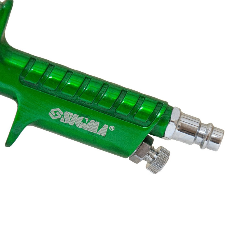 SIGMA Фарборозпилювач HVLP-mini Ø0.8 (зел) в/б (пласт) (6812041)
