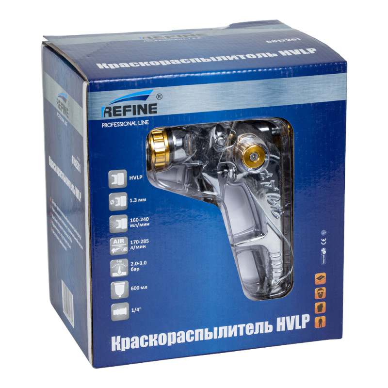 SIGMA Фарборозпилювач HVLP Ø1.4мм з в/б (пласт) (6812261)