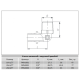 Raftec Кутник натяжний НН 25x3/4
