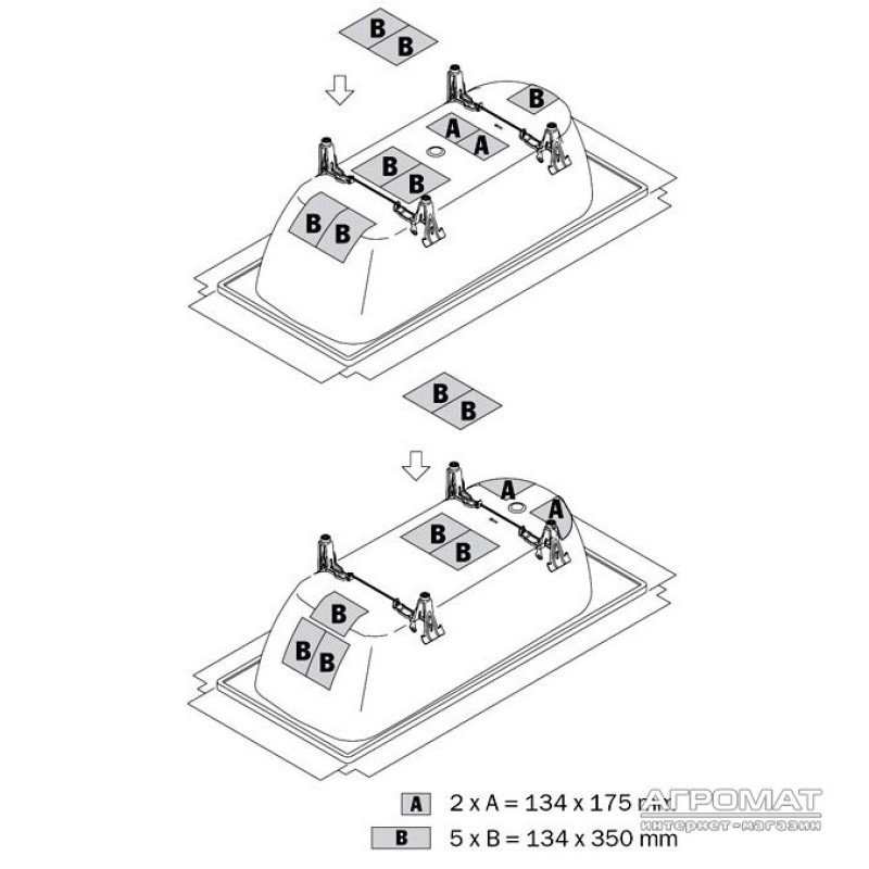 Kaldewei 687675730000 BW-ADS Шумоізоляційний комплект д/ванни