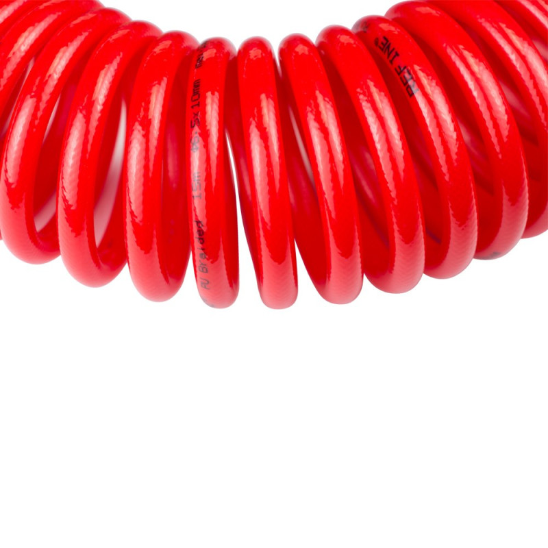 REFINE Шланг спиральный полиуретановый (PU) армированный 15м 6.5×10мм (7013481)