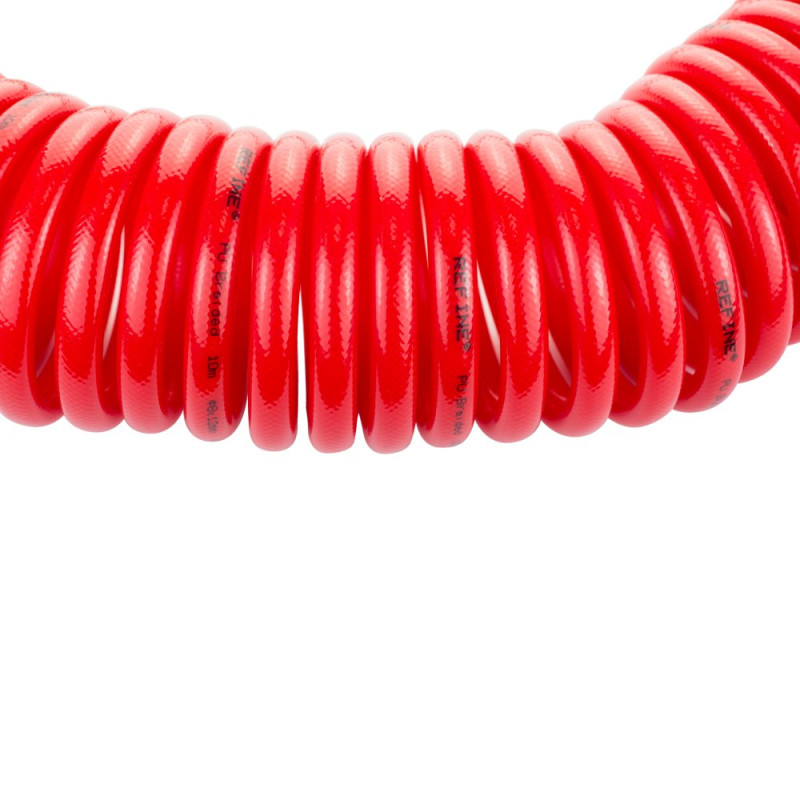 REFINE Шланг спиральный полиуретановый (PU) армированный 10м 8×12мм (7013521)