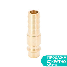 SIGMA Штуцер для шлангу 10мм (латунь) (7022591) (5 шт)