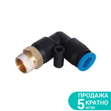 SIGMA Штуцер цанговий (кутовий) Ø8мм МТ 1/4