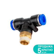 SIGMA Штуцер цанговий (Т-подібний) Ø12мм МТ 3/8
