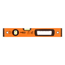 Рівень Neo Tools S 400 алюмінієвий, 40 см, 3 капсули, 1 отвір для рук (71-141)