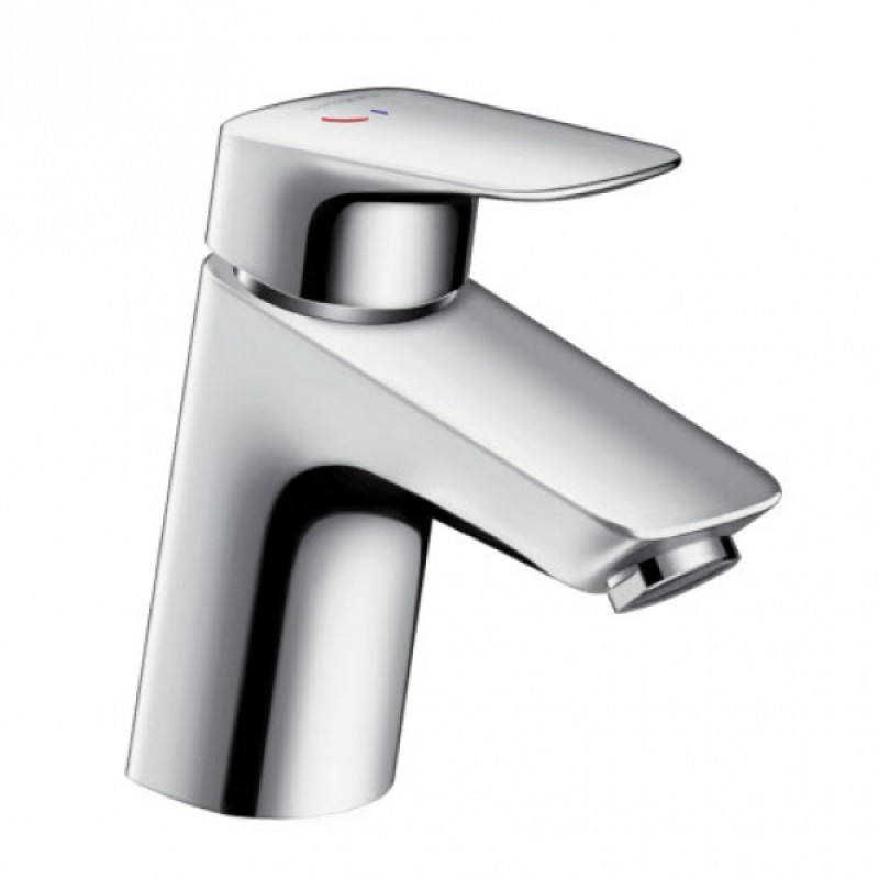 Hansgrohe Logis Змішувач для раковини 70, одноважiльний, без зливного гарнітура, версія CoolStart, хром, (71073000)