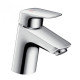 Hansgrohe Logis Змішувач для раковини 70, одноважiльний, без зливного гарнітура, версія CoolStart, хром, (71073000)