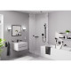 Hansgrohe Змішувач для умивальника Logis 100 чорний матовий