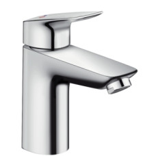 Hansgrohe Logis Змішувач для раковини 100, одноважiльний, з донним клапаном, версія CoolStart, хром, (71102000)