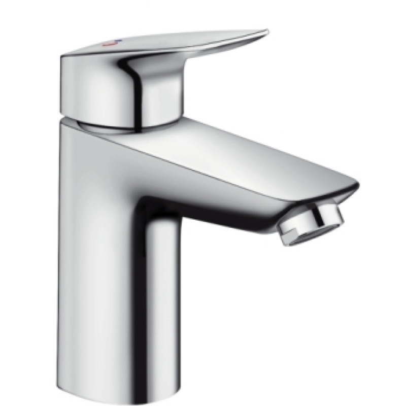 Hansgrohe Logis Змішувач для раковини 100, одноважiльний, з донним клапаном, версія CoolStart, хром, (71102000)