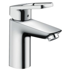 Hansgrohe Змішувач одноважільний для умивальника 100 Logis Loop зі зливним гарнітуром (71151000)