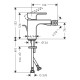 Hansgrohe Змішувач для біде Vernis Shape (71211670)