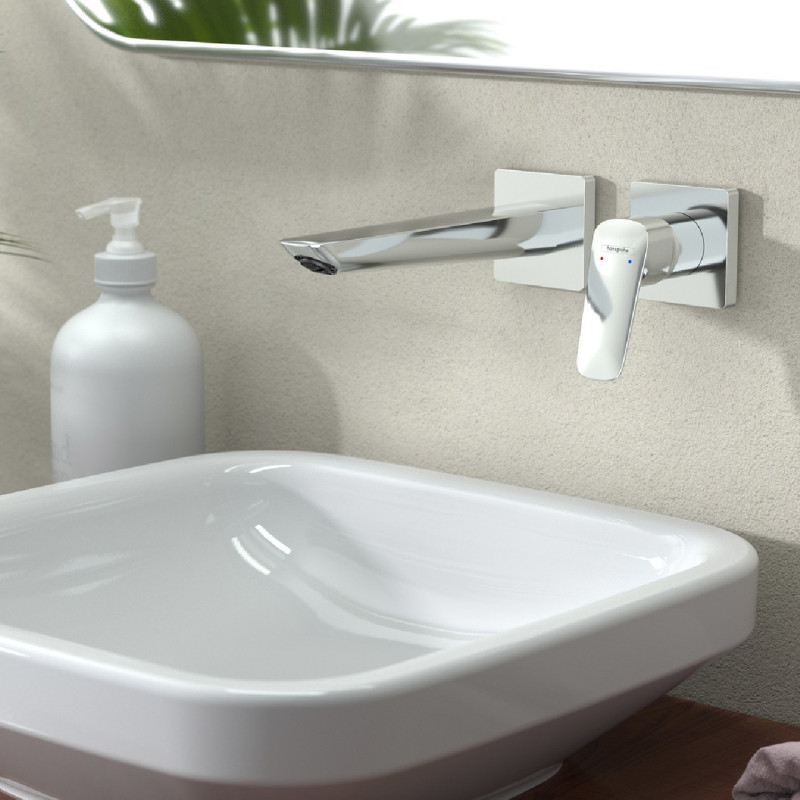 Hansgrohe Змішувач для умивальника Logis без прихованої частини хром