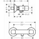 Hansgrohe Logis Змішувач для душу, двухвентильний, (71263000)