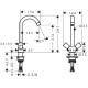Hansgrohe Logis Змішувач для кухні, з двома рукоятками, (71280000)
