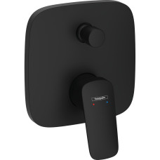 Hansgrohe LOGIS змішувач для ванни, одноважільний, прихований монтаж, колір чорнийматовий, (71405670)