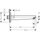 Hansgrohe Logis Вилив для ванни, (71410000)