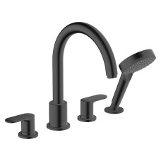 Hansgrohe VERNIS BLEND змішувач на борт ванни, колір чорний матовий, (71456670)
