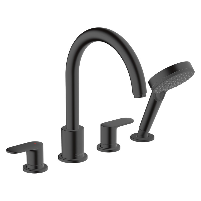 Hansgrohe VERNIS BLEND змішувач на борт ванни, колір чорний матовий, (71456670)