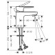Hansgrohe Змішувач Vernis Blend для умивальника 70 (715500000)